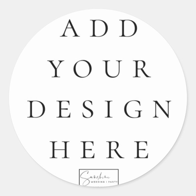 1,5" x1,5" Kleine runde Etikettenkleber Runder Aufkleber (Vorderseite)