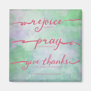 1 5h16 de Thessalonians - aimant de 18 aquarelles