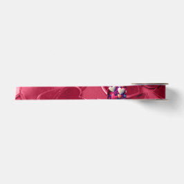 1.5in satin Ribbon flower petal print Satinband