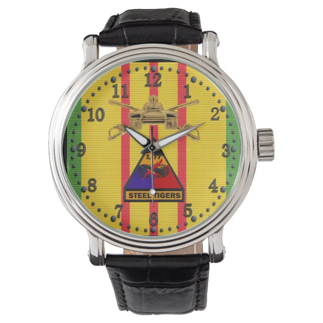 1/77. Rüstungsinsignien und Patch VSM Watch Armbanduhr (Vorderseite)