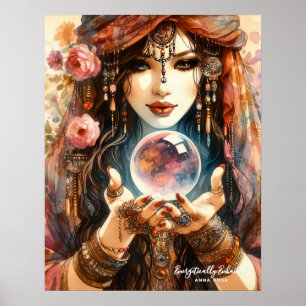 *~* 1 A100 Psychische Leserin Sinti und Roma Cryst Poster