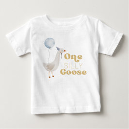 1. Alberne Gans 1. Geburtstag Baby T-shirt