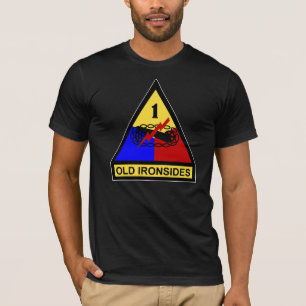 1. ANZEIGE alter Ironsides-Flecken T-Shirt