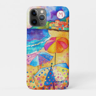 *~* 1 Aquarellsee Strand Umbrella Sand Case-Mate iPhone Hülle