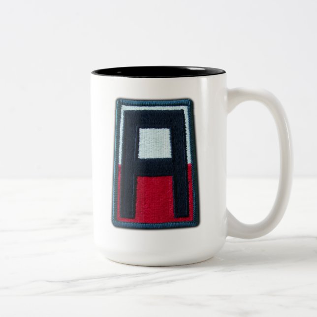 1. Army Fort Gillem Insignia Pflaster Veteranen Ve Zweifarbige Tasse (Rechts)