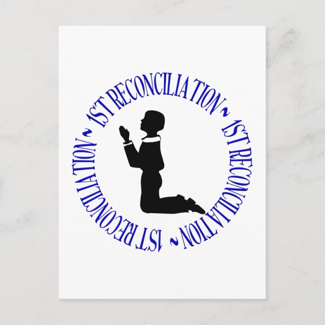 1. Aussöhnung - Geständnis Postkarte (Vorderseite)