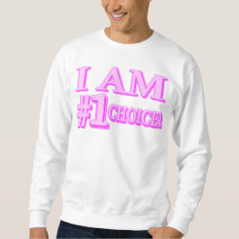 "#1 AUSWAHL" Niedliches Ausdrucksdesign. Jetzt kau Sweatshirt
