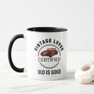 1.Autoliebhaber vintage Tasse