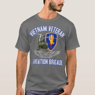 1. Avn Bde UH1 Huey w Pilot Wings T-Shirt