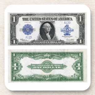 $1 Banknotensilberzertifikat 1923 Untersetzer