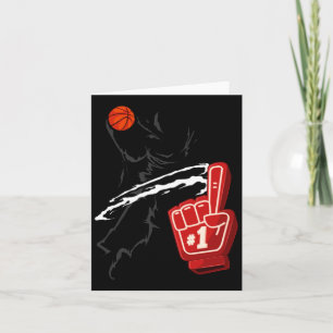 1 Basketball-Lüfter Karte