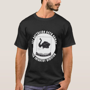 1. Bataillon 64. Rüstung 3. Infanterieabteilung T-Shirt
