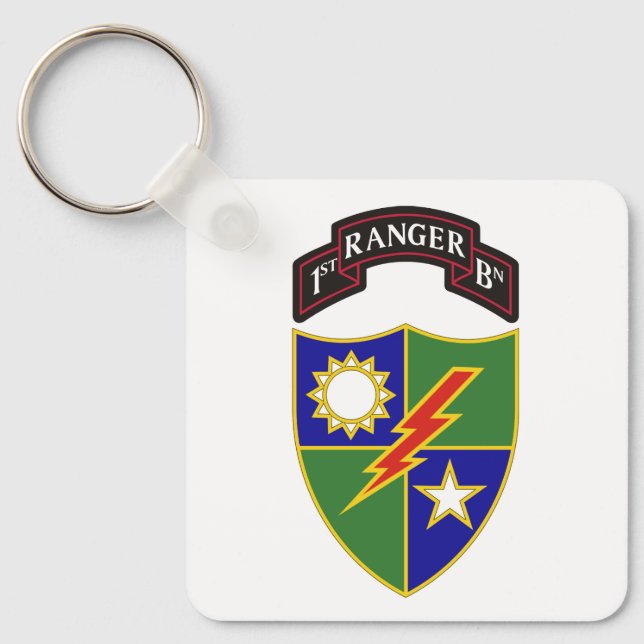 1. Bataillon - 75. Ranger Regiment Schlüsselanhäng Schlüsselanhänger (Vorderseite)