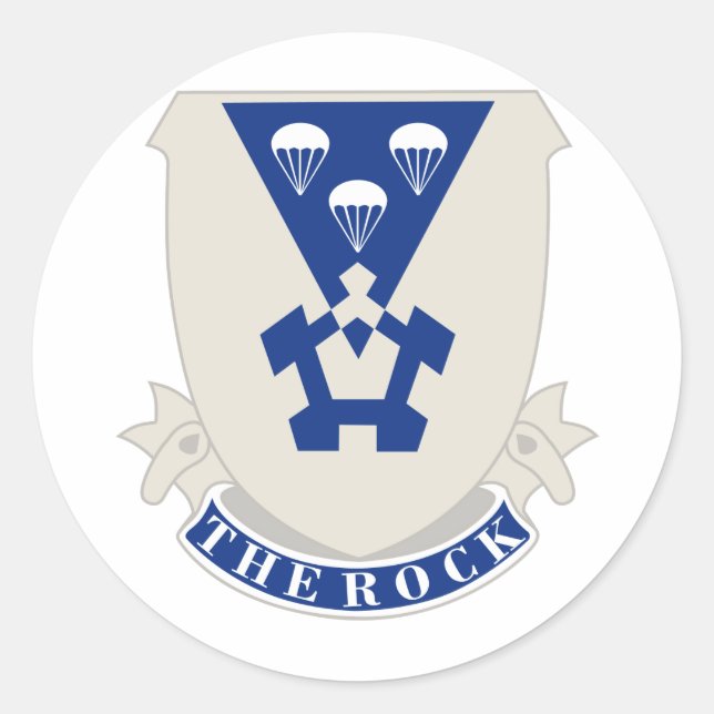 1. Bataillon (Im Flugzeug), 503. Infanterie-Regime Runder Aufkleber (Vorderseite)