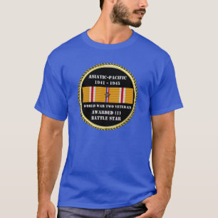 1 BATTLE STAR Weltkrieg Asiatischer Pazifischer Ve T-Shirt