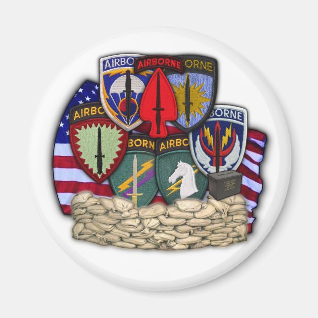 1. Befehl für besondere Operationen Socom Patch Ma Magnet (Vorne)
