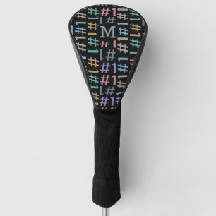 "# 1" Benutzerdefinierte Monogramm-Treiberabdeckun Golf Headcover