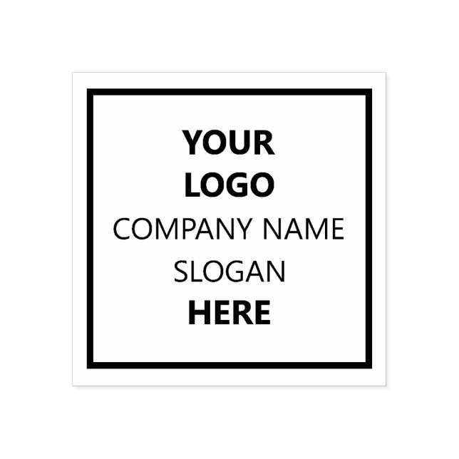 1 Bild Erstellen Sie Ihr eigenes Logo Firmenname S Gummistempel (Prägung)