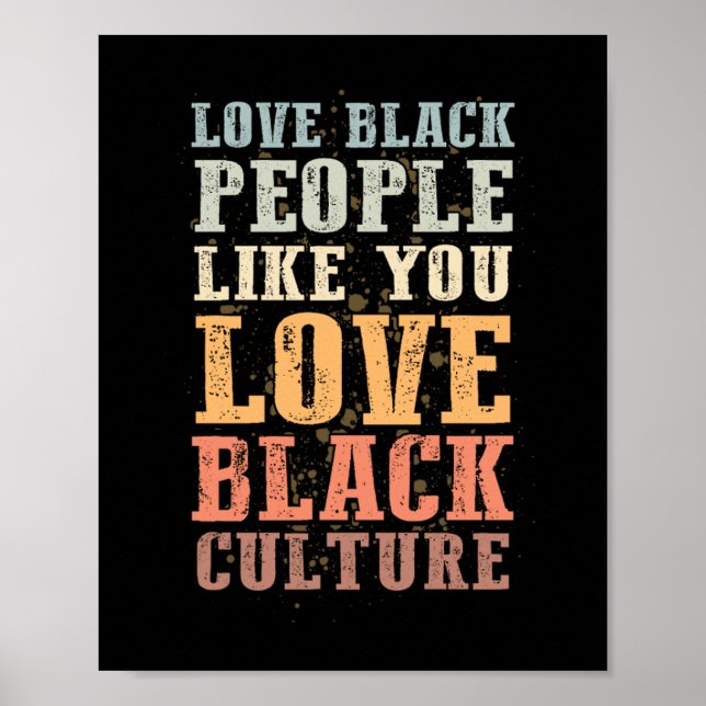 1 Black History Month Support-Geschenk Manuel.Png Poster (Vorne)