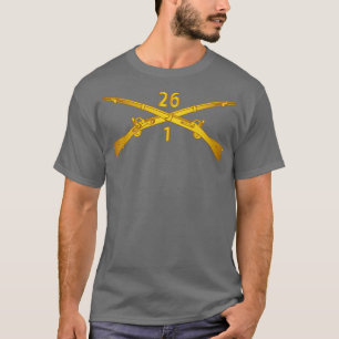1. Bn 26. Infanterie Regiment w Infantry Br wo Txt T-Shirt