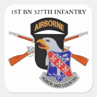 1. BN 327. INFANTRIE 101. IM FLUGZEUG STICKER
