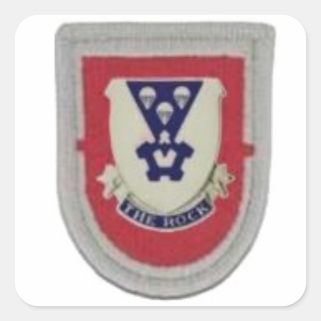 1. BN 503D INFANTRY BERET FLASH/DUI STICKERS (Vorderseite)