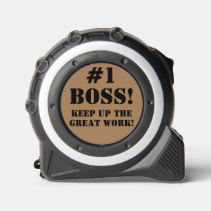 #1 Boss Brown Black Typopgraphy Maßband