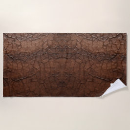 #1 Bro Leather-look Strandtuch