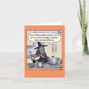 1 Carte d'Halloween amusante - Enfants gâtés