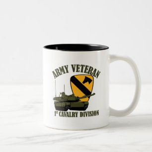 1. Cav Armee-Tierarzt - Behälter M1 Zweifarbige Tasse