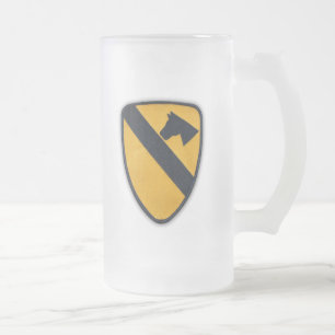 1. Cavalry Air Cav Airmobile Fort Hood Veteranen Mattglas Bierglas