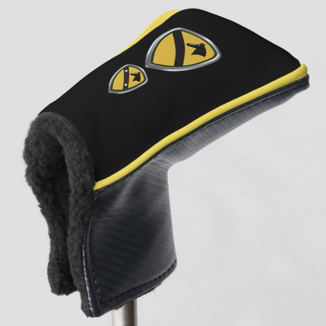 1. Cavalry Division Amerikas erstes Team Golf Headcover (3/4 Vorderseite)