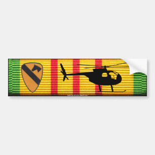 1. Cavalry Division OH-6 Loach VSM Autoaufkleber