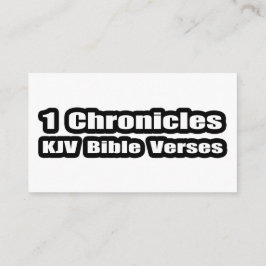 "1 Chronicles KJV Bible Verses" Text Begleitkarte