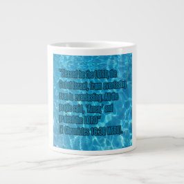 1. Chronik 16:36 WEBU Mug Jumbo-Tasse