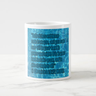 1 Chronik 29:12 WEBU Mug Jumbo-Tasse