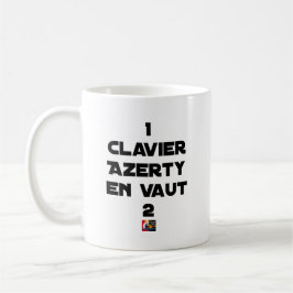 1 CLAVIER AZERTY DAVON VALUE 2 - Wortspiele Kaffeetasse