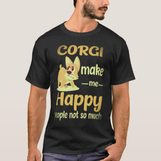 1 Corgi macht mich glücklich, Menschen nicht so se T-Shirt