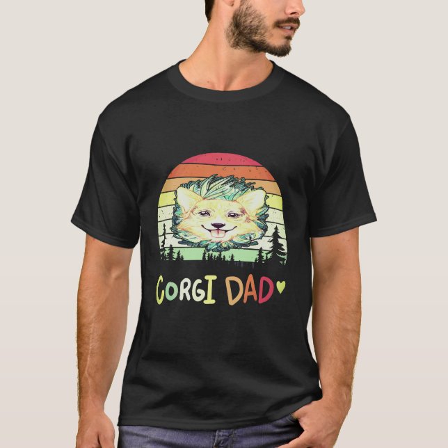 1 Corgi-Vater Corgi T-Shirt (Vorderseite)