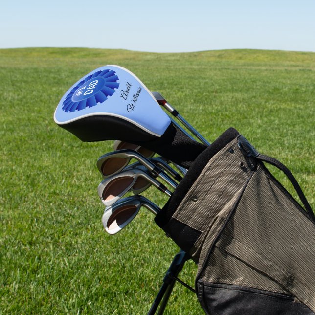 #1 DAD personalize with Name Golf Headcover (In SItu)
