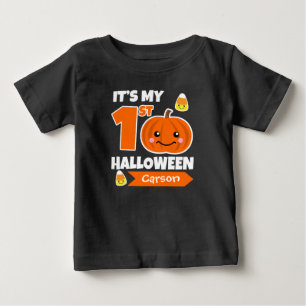 1. das Halloween-Shirt des kundenspezifischen Baby T-shirt