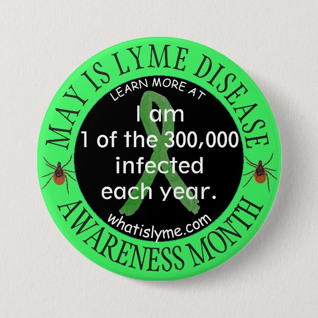 1 der 300.000 Patienten-Schaltfläche Button (Vorderseite)