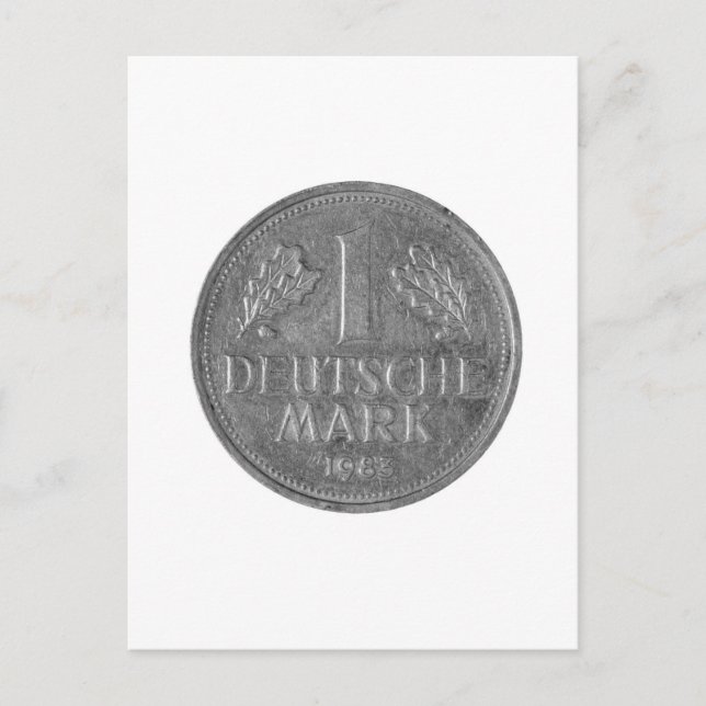 1 Deutsche Mark , Deutschland Postkarte (Vorderseite)
