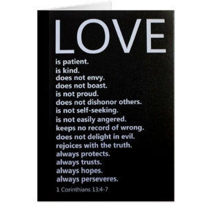 1 Die Korinther 13:4-7 BESCHREIBT "UNSERE LIEBE!"