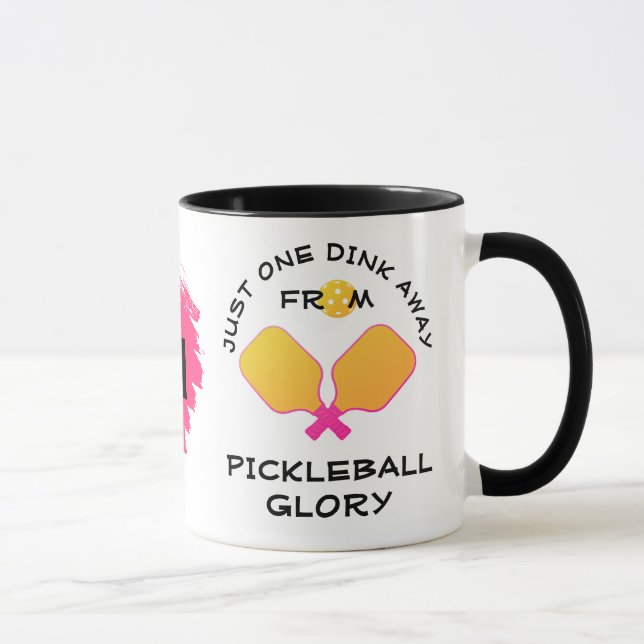 1 DINK Abstand Monogramm Pickleball Tasse (Rechts)