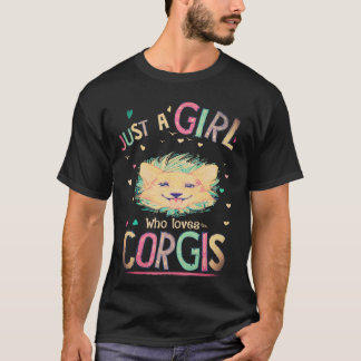 1 Ein Mädchen, das Corgi liebt T-Shirt