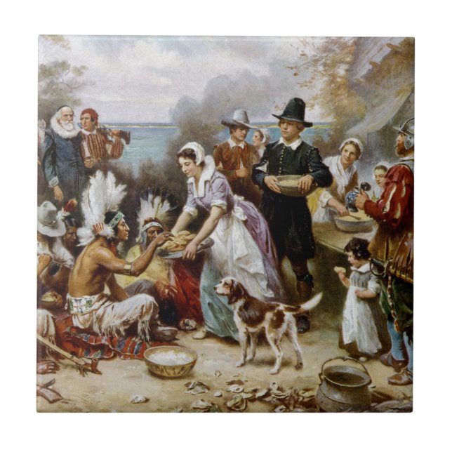 1. Erntedankfest Fliese (Vorderseite)