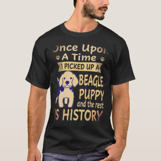 1 Es war einmal - Beagle Welpe Beagle T-Shirt