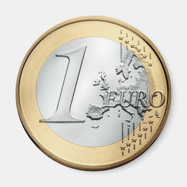 1 Euro-Münze Magnet (Vorne)