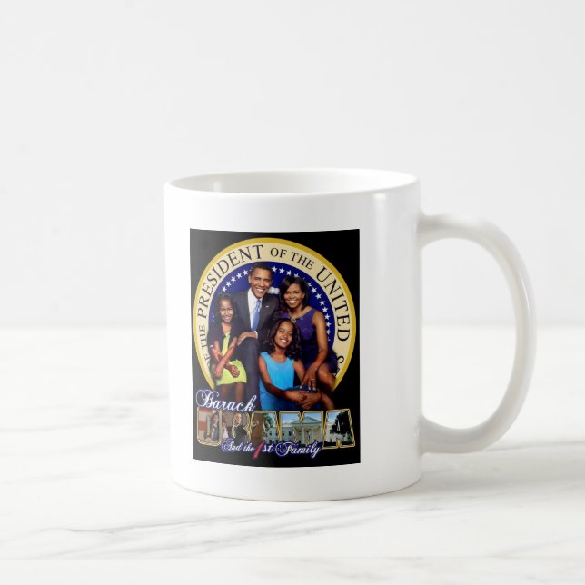 1. Familie Barack Obama Kaffeetasse (Rechts)